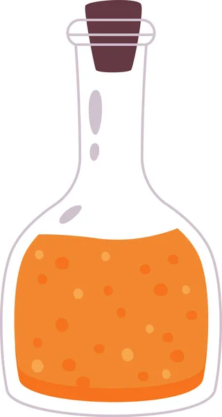 Jar Liquid Vector Illustration — Stock Vector