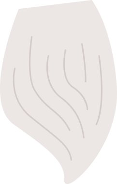 Çizgi Sakal Simgesi Vektör İllüstrasyonu