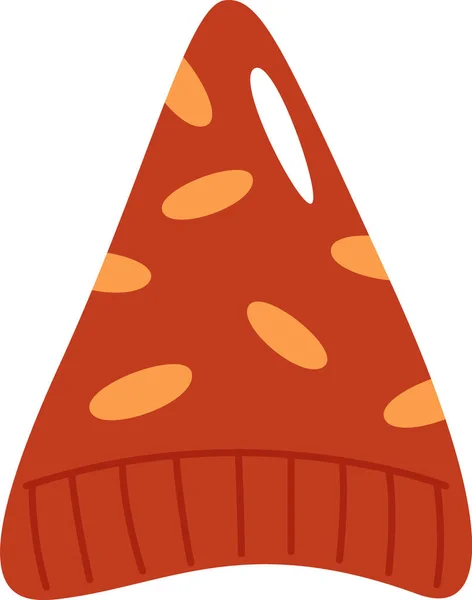 Herfst Cone Hat Vector Illustratie — Stockvector