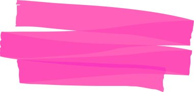 İşaretleyici Zigzag Çizgi Vektörü İllüstrasyonu