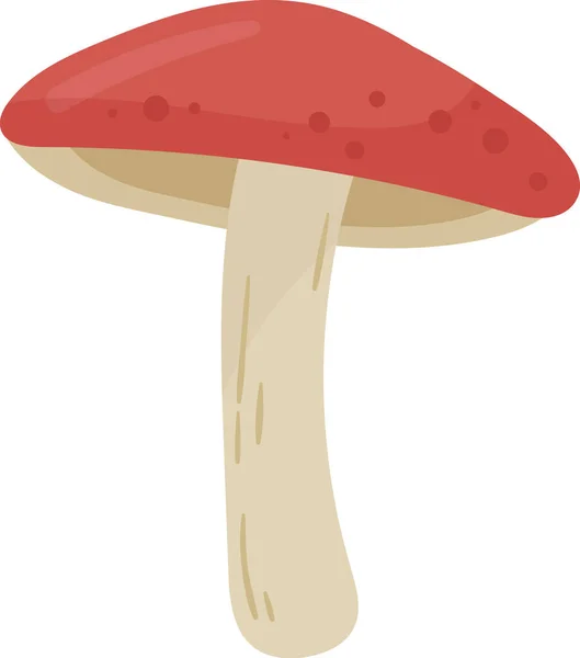 Russula Mushroom Plant Εικονογράφηση Διάνυσμα — Διανυσματικό Αρχείο