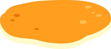 Krep Tatlı Fırın Vektör İllüstrasyonu