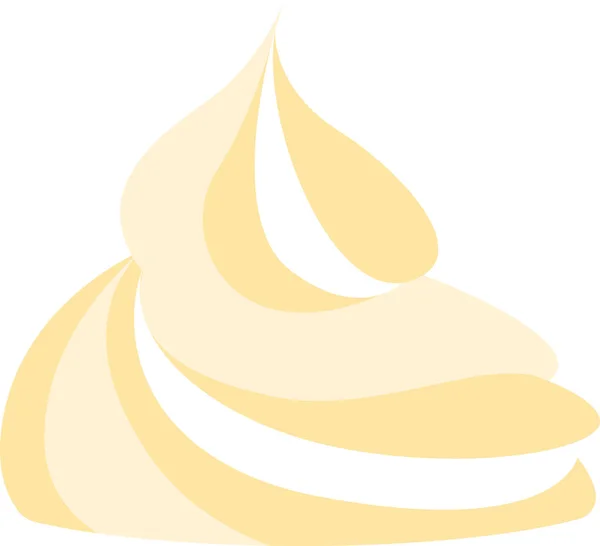 Crème Sweet Pastry Vector Illustratie — Stockvector