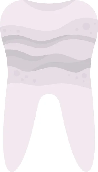 Enamel Erosion Tooth Problem Vector Illustration — Stock Vector