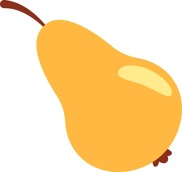 Pear Fruit Ripe Vector Illustration — Stock Vector