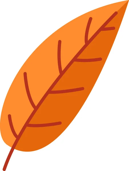 Podzimní Strom List Vektorové Ilustrace — Stockový vektor