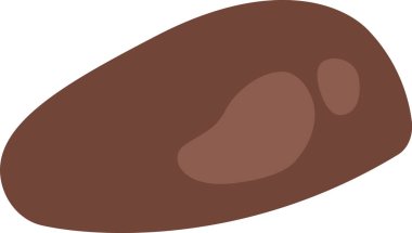 Kaya Taşı Simgesi Vektör İllüstrasyonu