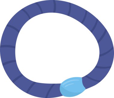 Saç Bağları Aksesuar Vektör İllüstrasyonu