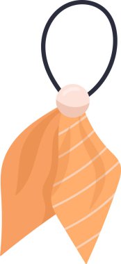 Pruva Kıllı Kravat Vektörü İllüstrasyonu