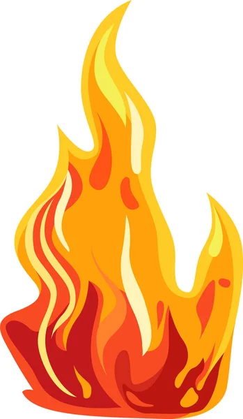 Спалювання Вогню Векторні Ілюстрації — стоковий вектор