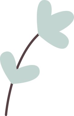 Şube yaprakları vektör çizim ile