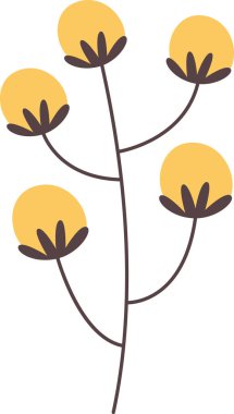 Böğürtlen Vektörü İllüstrasyonlu Şube