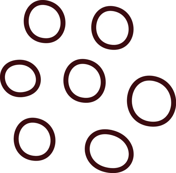 Abstract Circles Symbol Vector Illustration — Stock Vector