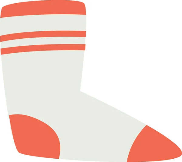 Ζεστό Sock Ρούχα Διανυσματική Απεικόνιση — Διανυσματικό Αρχείο