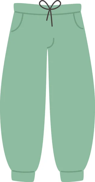 Autumn Pants Clothes Vector Illustration — Stock Vector
