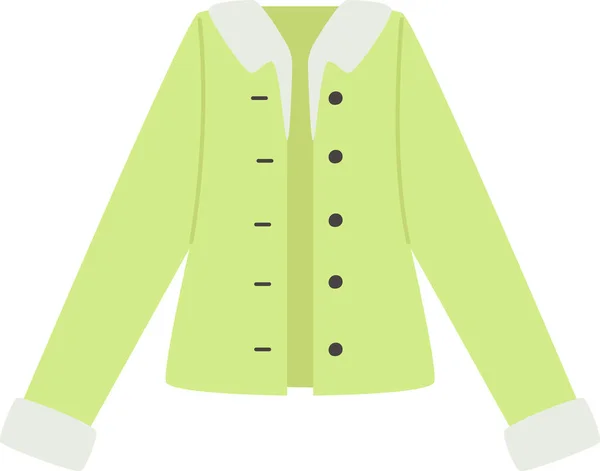 Ilustrasi Vektor Jacket Perempuan Musim Gugur - Stok Vektor