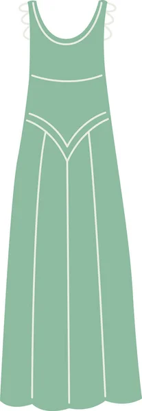Klänning Kläder Ikonen Vektor Illustration — Stock vektor