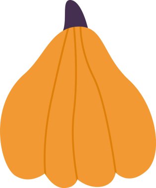 Balkabağı Sebze Olgun Vektör İllüstrasyonu