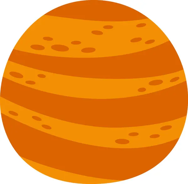 Illustration Vectorielle Planète Système Solaire Vénus — Image vectorielle