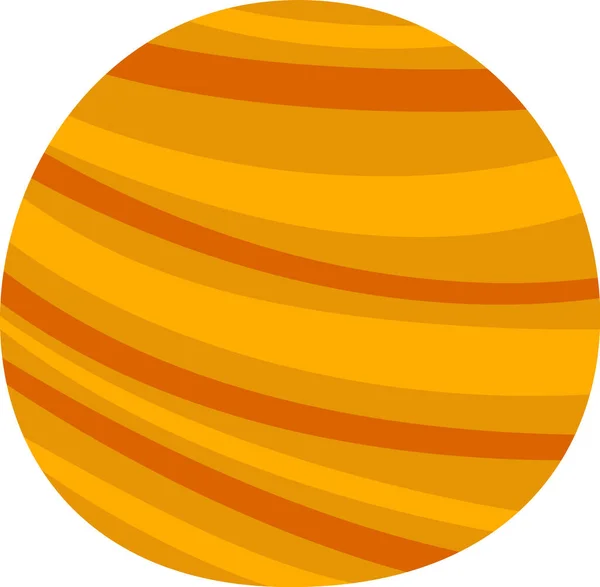 Jupiter Sonnensystem Planet Vektor Illustration — Stockvektor