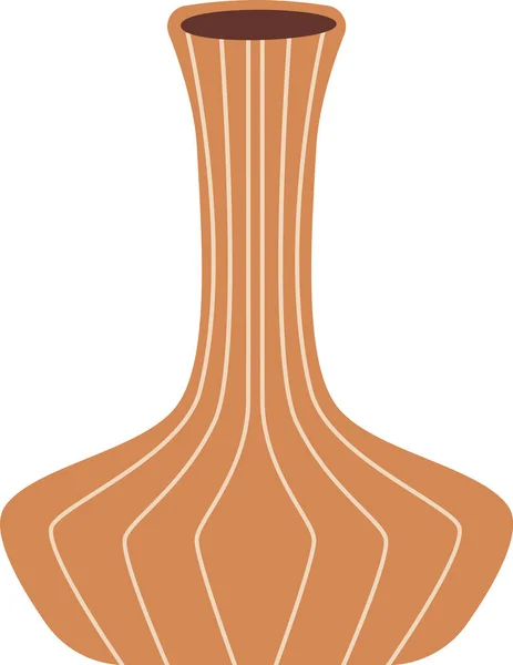 Vase Céramique Illustration Vectorielle Vaisselle — Image vectorielle