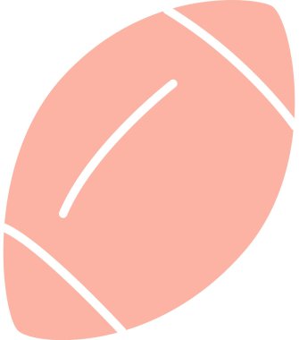 Domuz derisi Amerikan Futbol Vektörü İllüstrasyonu