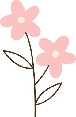 Kök Vektör Resimlerinde Çiçekler