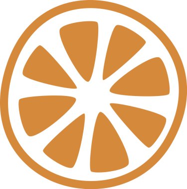 limon meyve dilimi vektör çizimi