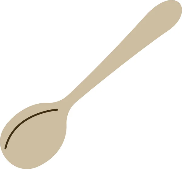 Spoon Kitchen Utensil矢量图解 — 图库矢量图片
