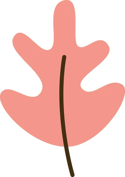 Tree Leaf Icon Vector Illustration — Stock Vector
