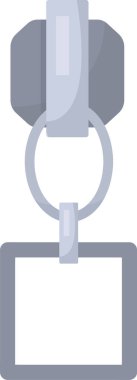 Fermuar Vektörü İllüstrasyonu için Kare Kaydırıcı