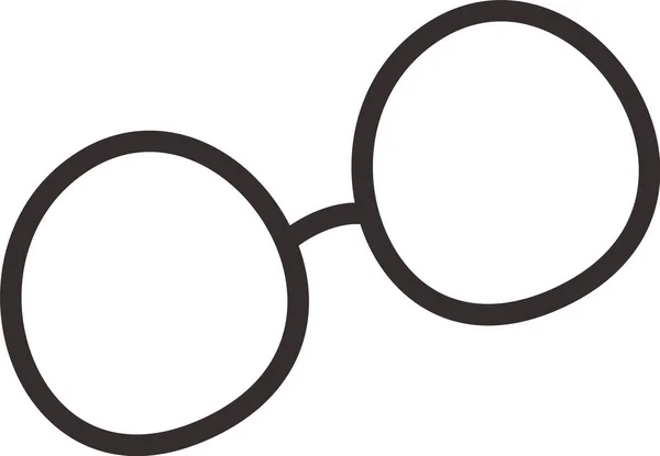 Lined Eyeglasses Εικονογράφηση Διάνυσμα — Διανυσματικό Αρχείο