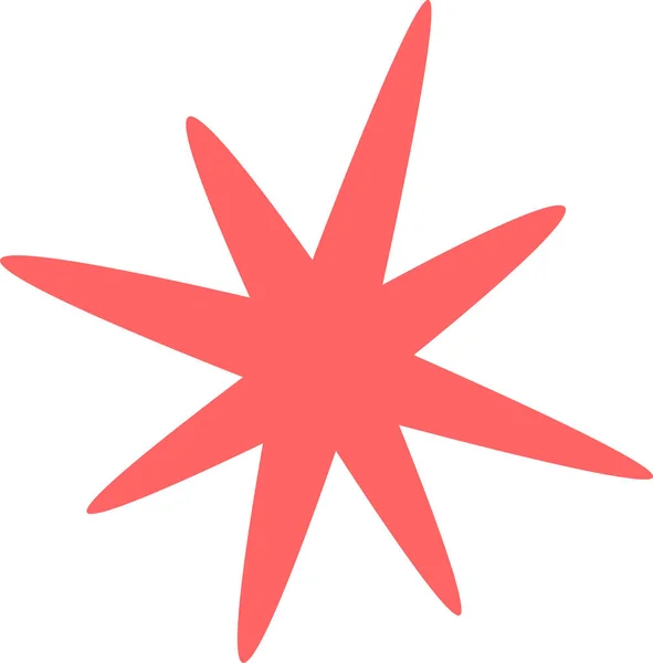 Star Cosmos Ikon Vektor Illustration — Stock vektor