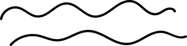 概要曲線ベクトルイラスト — ストックベクタ