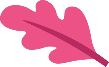 Meşe Ağacı Yaprak Vektörü İllüstrasyonu