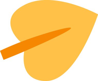 ağaç yaprağı ikonu vektör illüstrasyonu