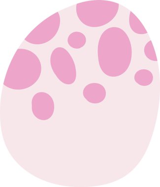 Soyut Dinozor Yumurta Vektörü İllüstrasyonu