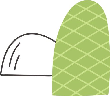 Soyut Bush Bitki Vektörü İllüstrasyonu