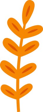 Şube yaprakları vektör çizim ile