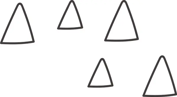 Abstrakte Dreiecke Muster Vektor Illustration — Stockvektor