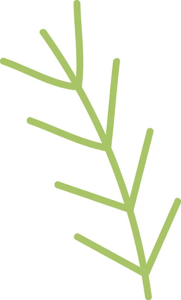 Árbol Rama Planta Vector Ilustración — Vector de stock