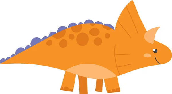 Ilustração Vetor Animal Bonito Dinossauro — Vetor de Stock