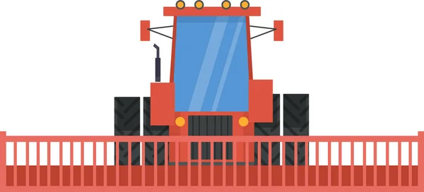 Mähdrescher Landmaschinen Vektor Illustration — Stockvektor
