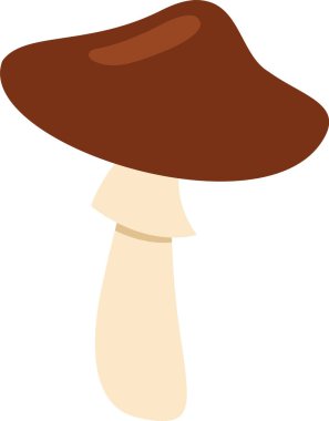 Mantar Ormanı Sebze Vektör İllüstrasyonu