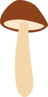 Mantar Ormanı Sebze Vektör İllüstrasyonu