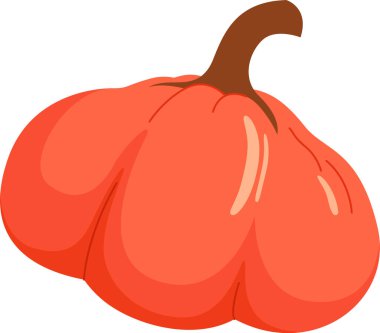 Balkabağı Sebze Olgun Vektör İllüstrasyonu