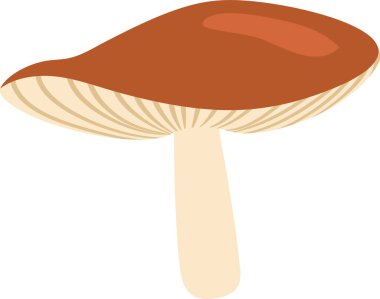 Mantar Ormanı Sebze Vektör İllüstrasyonu