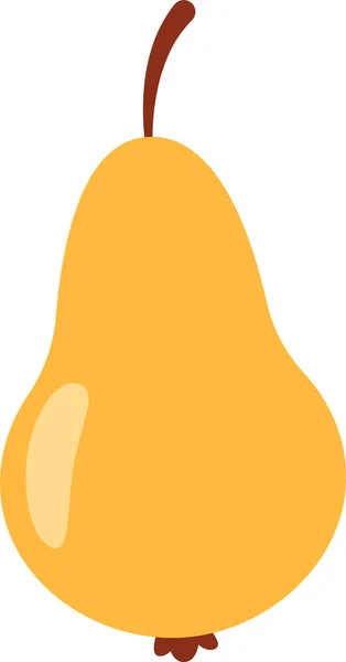 Pear Fruit Ripe Vector Illustration — Stock Vector
