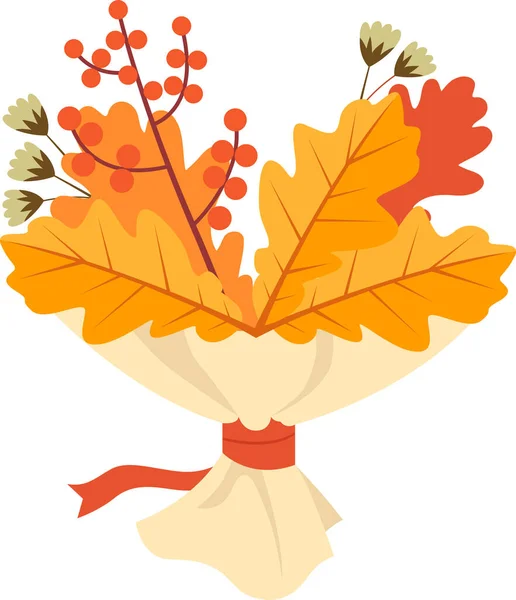 Hösten Blomma Bukett Vektor Illustration — Stock vektor
