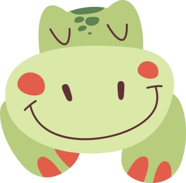 Uyuyan Dinozor Bebek Vektörü İllüstrasyonu